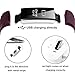 Fitness Tracker, Waterproof Activity Tracker with Heart Rate Monitor Bluetooth Smart Watch Wireless Smart Bracelet Sleep Monitor Pedometer Wristband for Android and iOS Smartphone (Purple)