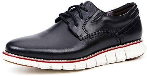 LAOKS Men's Brogues Oxford Wingtip Genuine Leather Dress Shoes for Business Casual Lace-up