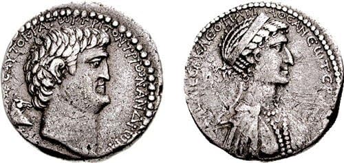 Denarius of Mark Antony and Cleopatra
