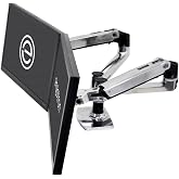 Ergotron &ndash; LX Dual Monitor Arm, VESA Desk Mount &ndash; for 2 Monitors Up to 27 Inches, 7 to 20 lbs Each &ndash; Polished Aluminum