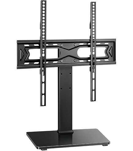 TVON Universal TV Stand Base, Swivel Table Top TV Stand For 20-43 Inch TVs/Monitors With 4 Level Height Adjustment And Tempered Glass Base, Holds Up To 88LBS, VESA 200x200mm - View #6