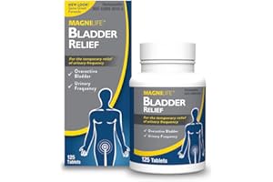 MagniLife Bladder Relief, Fast Acting Relief for Overactive Bladder, Helps Reduce Urination Frequency & Leak Prevention from Coughing, Sneezing & Laughing - 125 Tablets