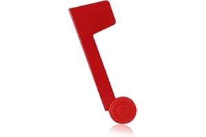 XINJODUZ Mailbox Flag Universal Mailbox Flag Replacement Mailbox Flag for Brick Mailboxes Professional Multi-Directional Mailbox Flag with Double Sided Sticky Pads Peel and Stick No Tools Needed