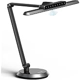 Honeywell H9 Sunturalux LED Dimmable Desk Lamp with Motion-Sensing | Eye-Caring, CRI&ge;91, 2700K-5000K, RG0 Low Blue Light, Stepless Dimming Desk Light, Lamp for Desk, Study, Computer