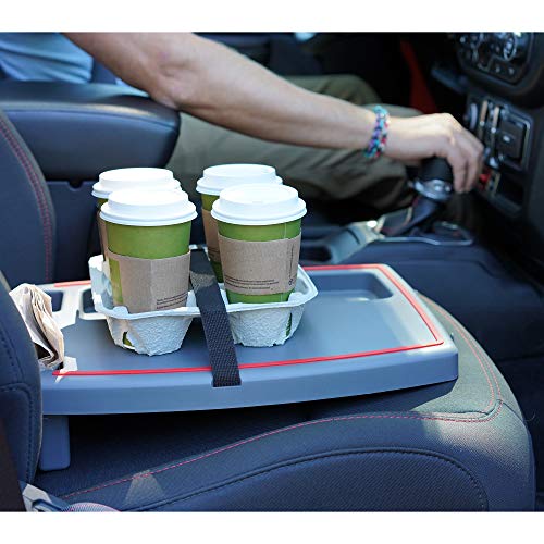 Stupid Car Tray Personal Passenger Seat Multi Function Anti Slip Rubber