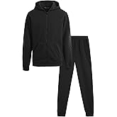 Coney Island Boys Sweatsuit Set - 2 Piece Cozy Soft Fleece Zip Up Hoodies and Athletic Jogger Sweatpants for Boys
