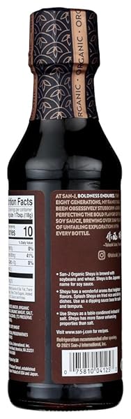 SAN J ORGANIC SAUCE, SHOYU, 10 OUNCE (PACK OF 6)