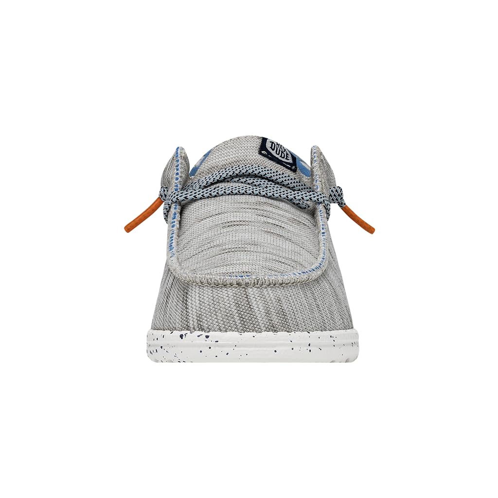 Hey Dude Wally Youth Jersey | Youth Shoes | Youth Lace Up Loafers | Comfortable & Light-Weight