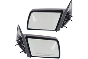 KOOL-VUE Kool Vue Driver & Passenger Side Non-Electric Mirrors for Chevrolet C1500 K1500 GMC C1500 K1500 1988-1999 Without Blind Spot Monitor Paintable Standard Cab