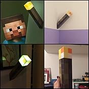 Réplique Minecraft Torche Lumineuse - Collector Noble Collection (Neuf, EAN 0849421009434)