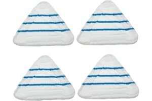 Washable Replacement Mops Cloth, Replacement Microfiber Floor Washable Pads Floor Cloths for Steam Mop 4PCS Cleaning Pads