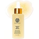 DERPOISE Propolis Ampoule - 83% Royal French Black Bee Propolis Extract - Hydrating Nourishing Serum For Radiance - Korean Skincare Honey Propolis Glow Essence Serum For Dry & Sensitive Skin 50ml