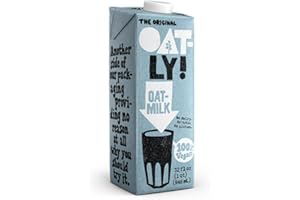 Oatly Oat Milk Original, 32 oz, Pack of 6, Gluten Free, Dairy Free, Sugar Free, Non GMO, Vegan, High Fiber, Calcium & Vitamin Enriched