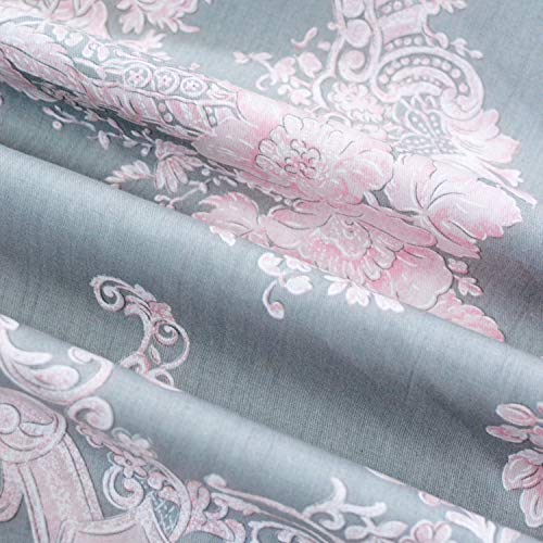 Brandream Farmhouse Bedding Queen Size Sheets Set 100 Cotton Blush