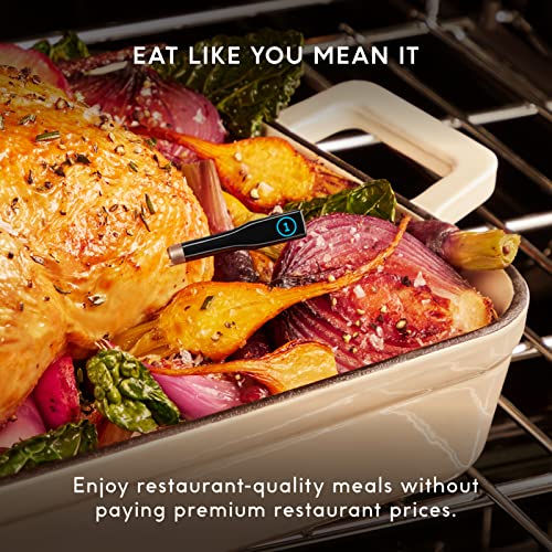 Smart Wireless Meat Thermometer With 820ft Range - Bluetooth Digital Food Thermometer For BBQ & Oven