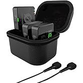 RØDE Wireless PRO Compact Wireless Microphone System with Timecode, 32-bit Float On-board Recording, 2 Lavalier Microphones and Smart Charge Case for Filmmaking and Content Creation