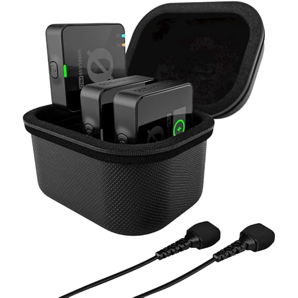 Qukaim Étui De Rangement De Protection Pour Microphone Rode VideoMic Pro Plus Sur Appareil Photo, Sac Accory, Design Compact, Léger, Noir