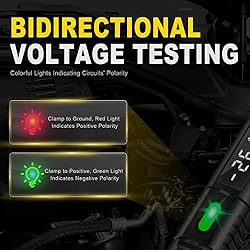 WINAMOO Buzzing 3-72V Digital LED Test Lights for