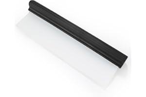 CECLIY Car Squeegee,12 Inch Flexible Silicone Squeegee,Automotive Wiper for Car Drying,T-Bar Water Blade for Yacht Car Windshield Glass Window Mirror Bathroom Black
