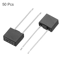 uxcell 50Pcs DIP Mounted Miniature Square Slow Blow