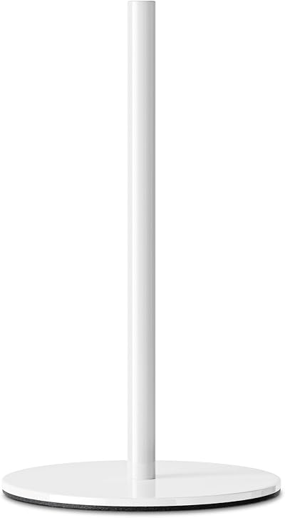 niffgaff Kitchen Roll Holder White Stainless Steel Free Standing
