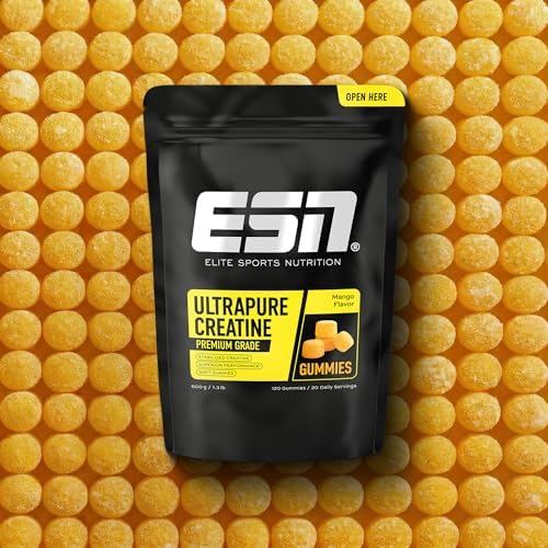 Ultrapure Creatine Gummies, Mango, 120 caramelle gommose, 30 porzioni