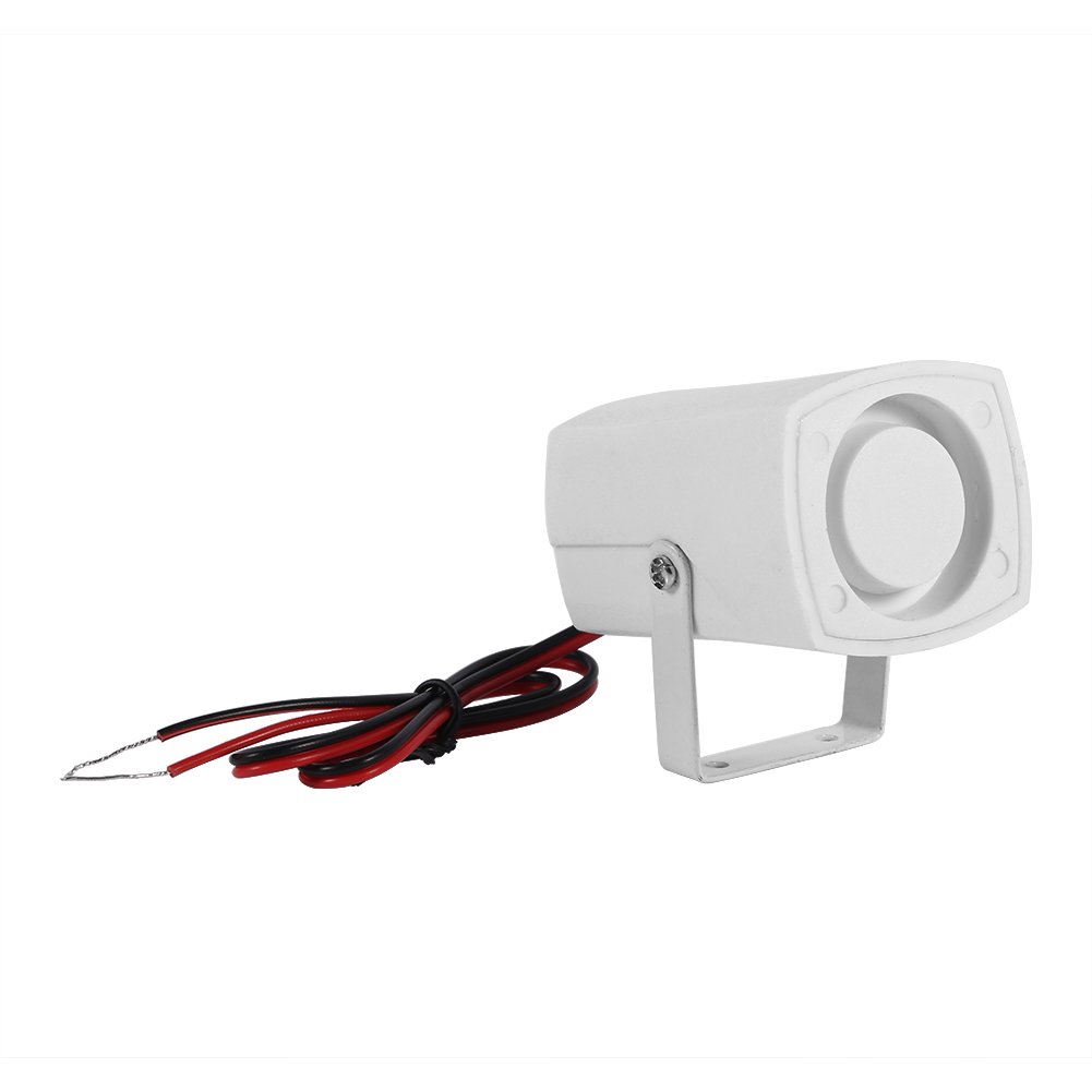 Electronic Wired Alarm Detector Wireless Mini Loud Siren Horn for Home Alarm Security System with Stand 110dB DC 12 V
