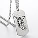 ZJFHTD St Michael Dog Tag Necklace saint michael the archangel Protect Us Prayer Protection Pendant Religious Gifts for Men Christian-C13 (St Michael archangel)