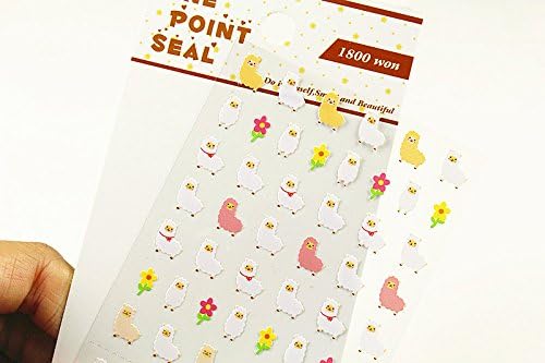 1 Sheets cartoon lovely Llama sticker Playground sitcker pack /DIY Diary Decorative stickers-Deco sticker