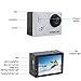 Sports Camera, SOOCOO C30 4K Action Camera 20MP 2.0 Inch Waterproof Diving Camera with 2 Batteries and 18 Accessories Kit Included - Silver + Wifi (Micro SD Card Not Included)
