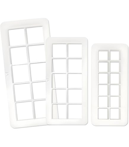Square Cookie Cutters | 10-Single Cutters & 9-Multi Cutter