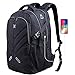 Backpack for Men and Women Fit 17 Inches All 15.6 Inches Laptops Waterproof Shockproof OUTJOY School Bag Travel Laptop Backpack Book Bag Business Work Daypack with USB Charging Port Black