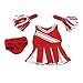 Doll Clothes Fit American Girl Doll - Red Cheerleader Outfit - 18 Inch Clothing with 18