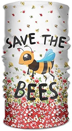 Save The Bees Unisex Variety Of Face Masks Scarf Sport Head Scarf