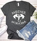 Mother of Dragons Shirt, GOT Gift Idea, Game T-Shirt, Short Sleeve, V-Neck, Long Sleeve