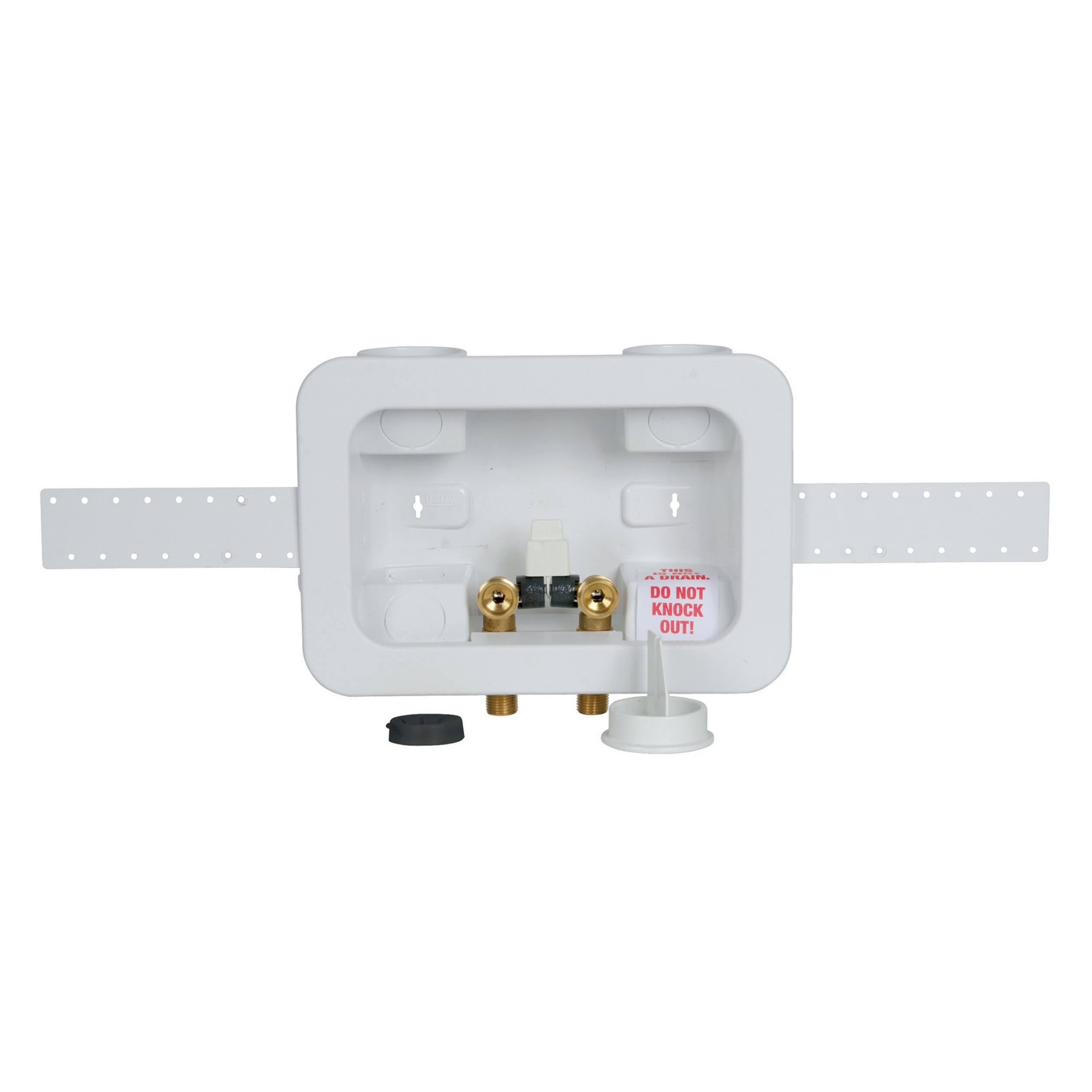 Photo 1 of Oatey 38241 Contractor Assembled Washing Machine Outlet Box F1807, 1/4" Turn, 2"x4"