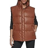 Levi's womens Vegan Leather Puffer Vest