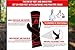 ATHLEDICT Ankle Brace Compression Sleeve with Removable Strap to Stabilize, Protect and Relieve Pain from Tendon Injuries and Plantar Fasciitis (Black/Red, L)