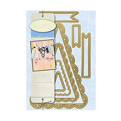 Amazon Com Triangle Frame Metal Cutting Dies Scrapbooking Lace