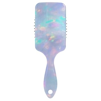 Amazon Com Opal Gemstone Hair Brush For Wet Dry Hair Grip Soft