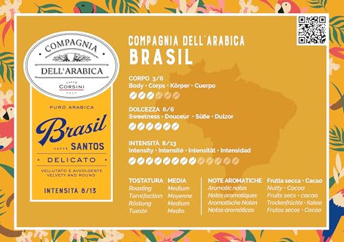 Caffè Corsini - Set Capsule Caffè Compatibili con macchine Nespresso® Aromi Avvolgenti Sapori Vellutati, 100% Arabica, Kenia, Brasile, Colombia, 3 Confezioni da 10 (Totale 30 Capsule) 2