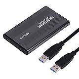HDE External Hard Drive Enclosure USB 3.0 to SATA SSD and HDD Case 2.5-Inch Drive Compatible Aluminum Enclosure Disk Case Housing