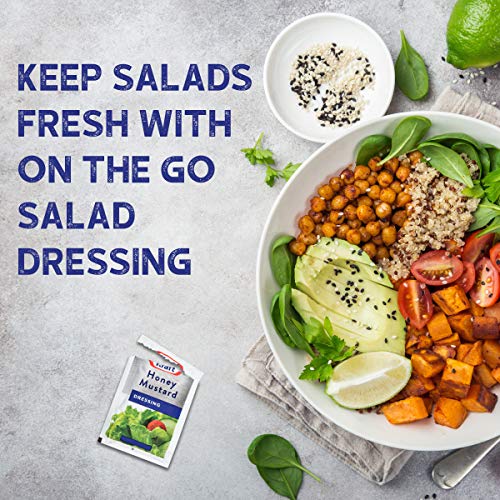 Kraft Honey Mustard Salad Dressing Single Serve Packet (1.5 oz Packets, Pack of 60) Pricepulse