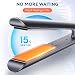 FURIDEN Hair Straightener Flat Iron, 2 in 1 Straightener and Curling Iron Ceramic, Travel Flat Iron for Hair Dual Voltage, Hair Iron Straightener and Curler. (Grey)thumb 2