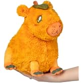 Squishable - Mini Squishable Citrus Capybara - SynthiSquish Collection - 9 in - Soft Toy Collectible Stuffed Animal