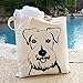 Baby the Schnauzer Tote Bag by Pet Studio Art