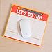 Knock Knock Let's Do This Paper Mousepad with Pen Holder (12613)