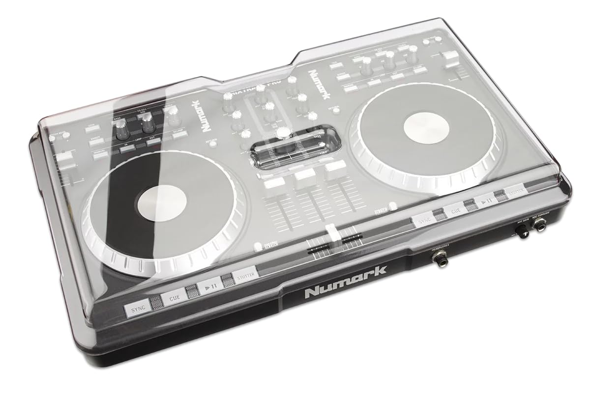 Decksaver Cover for Numark Mixtrack Pro - Super-Durable Polycarbonate Protective lid in Smoked Clear Colour, Made in The UK - The DJs' Choice for Unbeatable Protection
