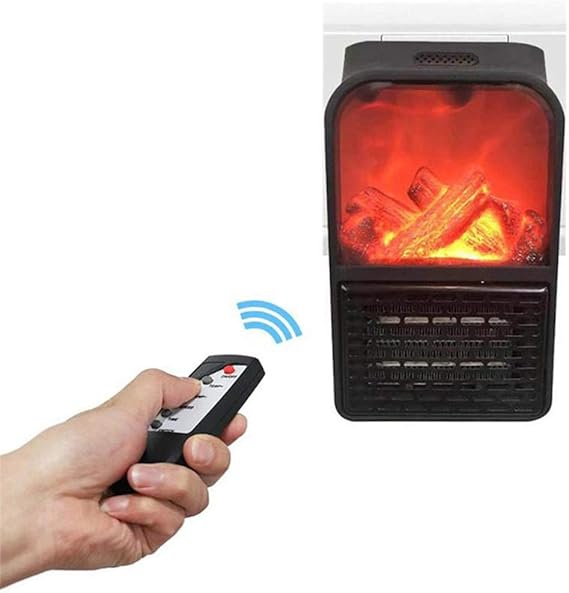 ZYX Innenkocher, tragbarer Kamin Flame Erhitzer, Wand- Steckdose