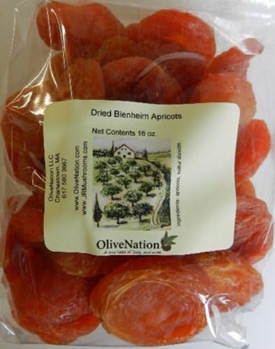 OLIVENATIONJumbo California Blenheim whole dried apricots 5 lbs